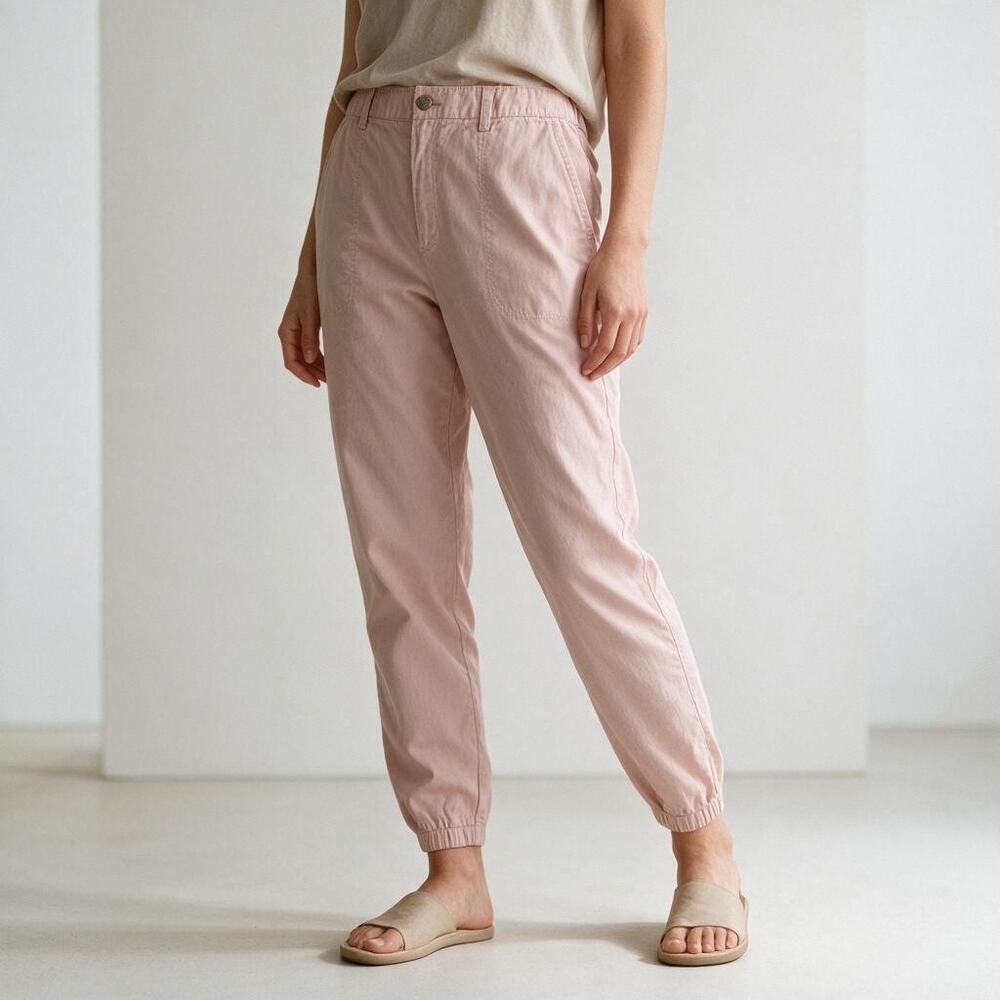 Gap Girlfriend Jogger Pants Women's Sz 14T Coral Cozy Chic Casual NWT